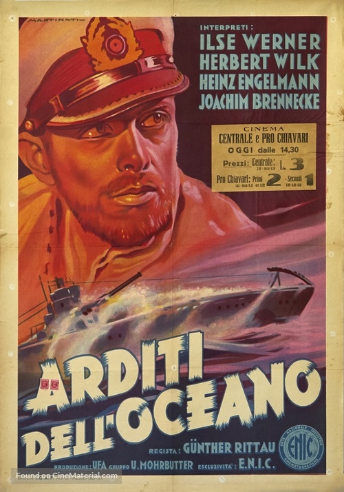 U-Boote westw&auml;rts! - Italian Movie Poster