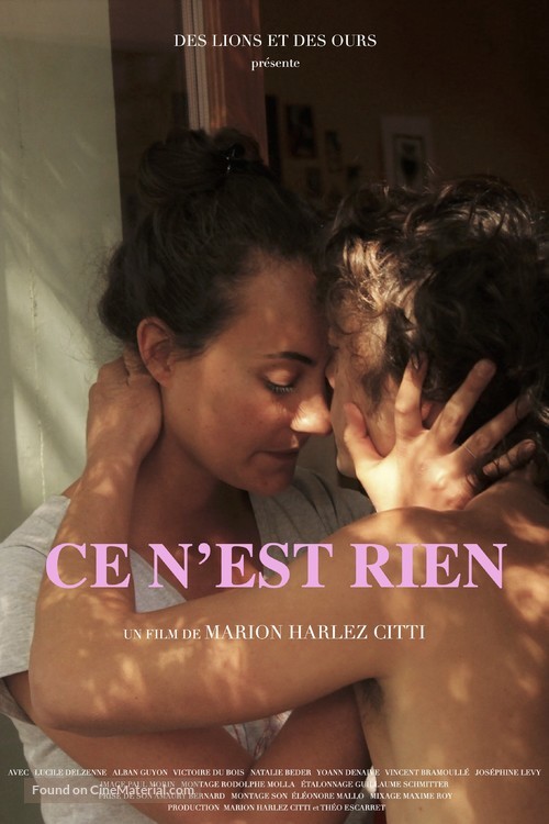 Ce n&#039;est rien - French Movie Poster