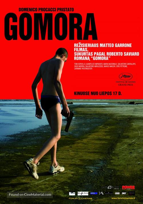 Gomorra - Lithuanian Movie Poster