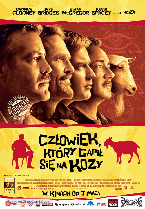 The Men Who Stare at Goats - Polish Movie Poster
