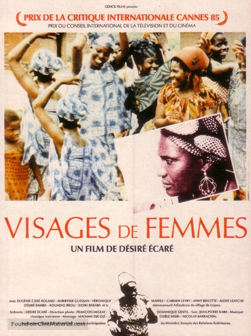 Visages de femmes - French Movie Poster