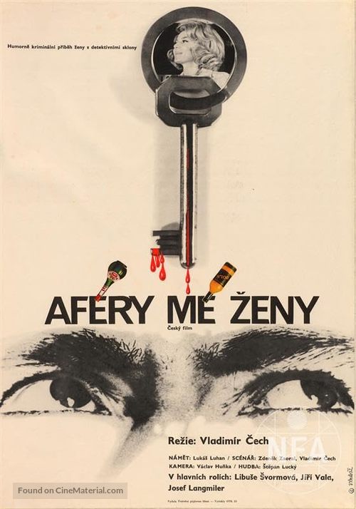 Af&eacute;ry m&eacute; zeny - Czech Movie Poster