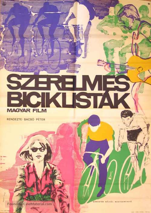Szerelmes biciklist&aacute;k - Hungarian Movie Poster