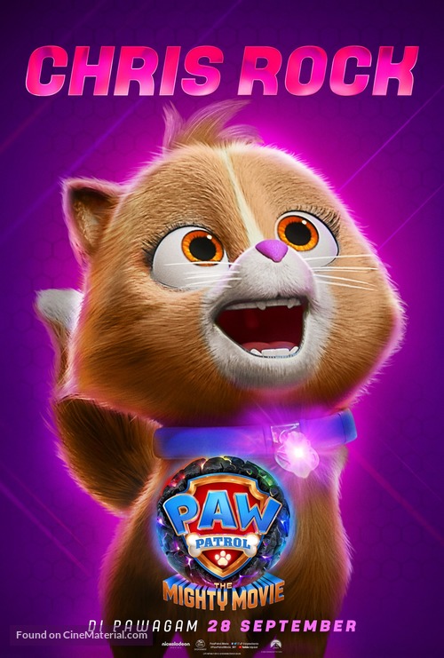 PAW Patrol: The Mighty Movie - Malaysian Movie Poster