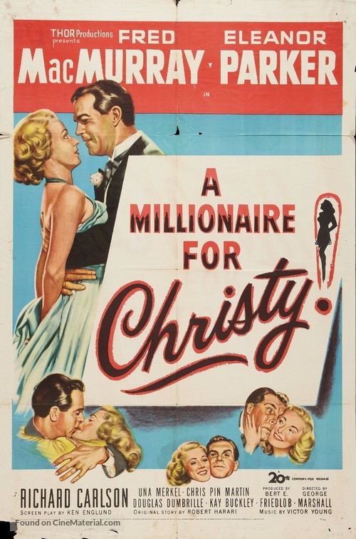 A Millionaire for Christy - Movie Poster