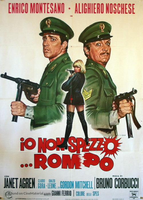 Io non spezzo... rompo - Italian Movie Poster