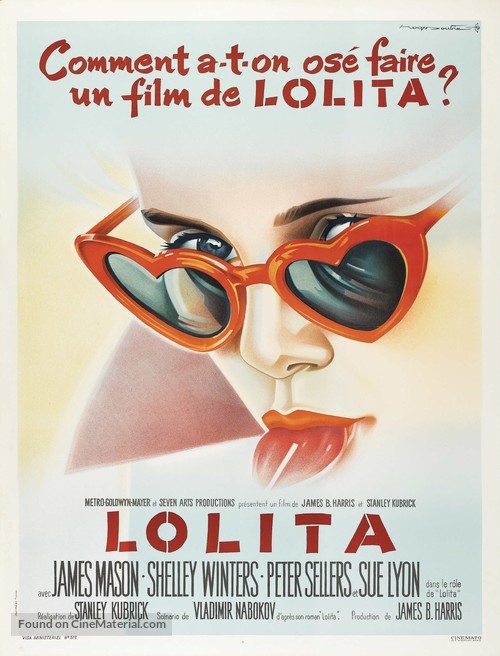 Lolita - French Theatrical movie poster