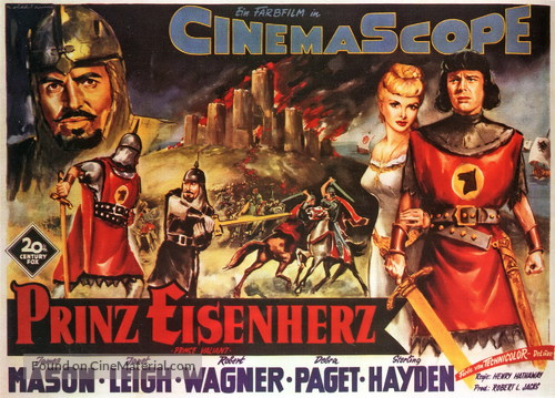 Prince Valiant - German Movie Poster