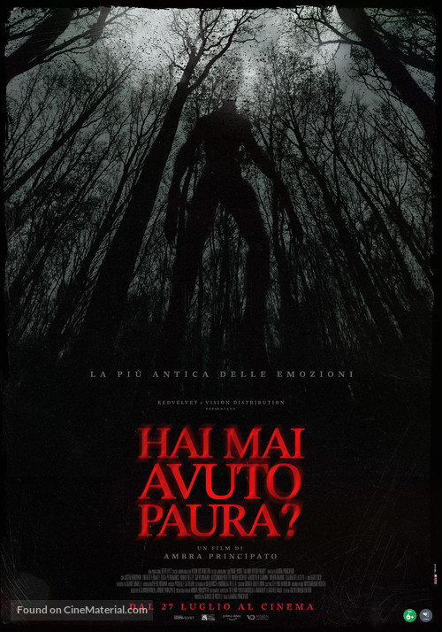 Hai mai avuto paura? - Have you ever been afraid? - Italian Movie Poster