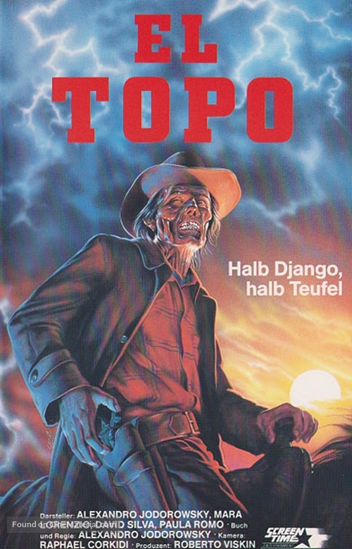 El topo - German VHS movie cover