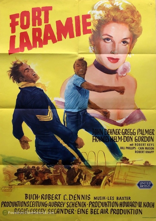 Revolt at Fort Laramie - German Movie Poster