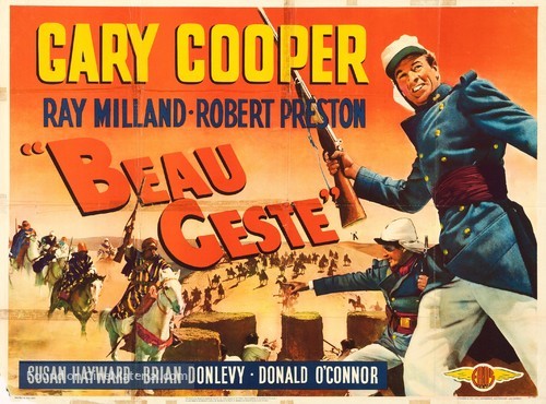 Beau Geste - British Movie Poster