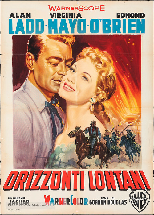 The Big Land - Italian Movie Poster