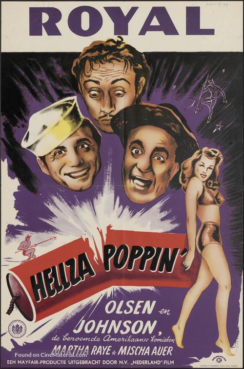 Hellzapoppin - Dutch Movie Poster