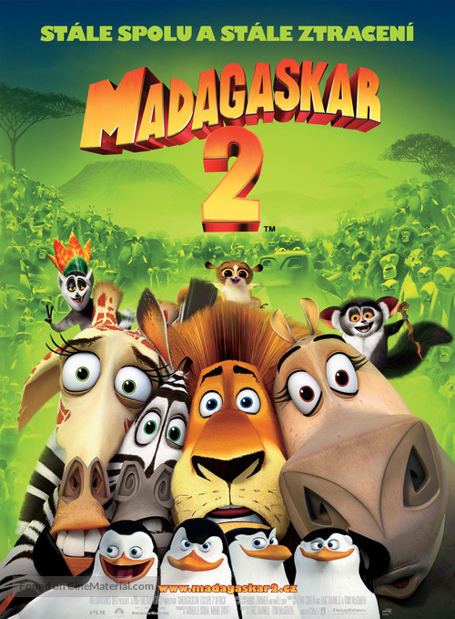 Madagascar: Escape 2 Africa - Czech Movie Poster