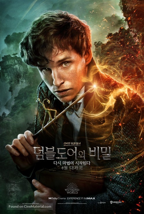 Fantastic Beasts: The Secrets of Dumbledore - South Korean Movie Poster