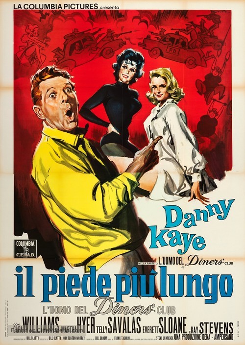 The Man from the Diner&#039;s Club - Italian Movie Poster