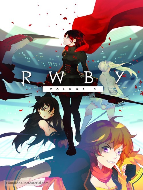 RWBY Volume 3 - DVD movie cover