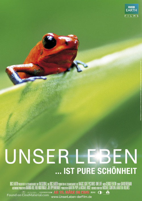 One Life - German Movie Poster