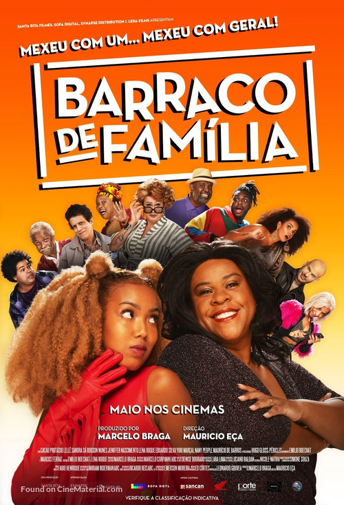 Barraco de Fam&iacute;lia - Brazilian Movie Poster