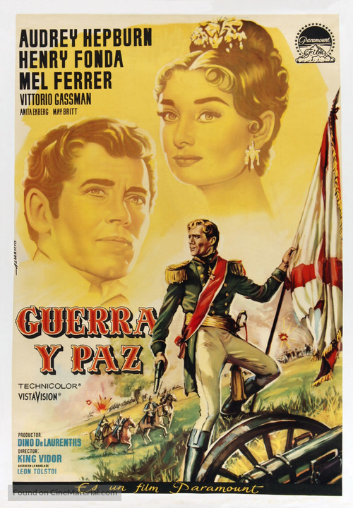 War and Peace - Spanish Movie Poster