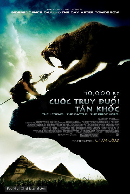 10,000 BC - Vietnamese Movie Poster