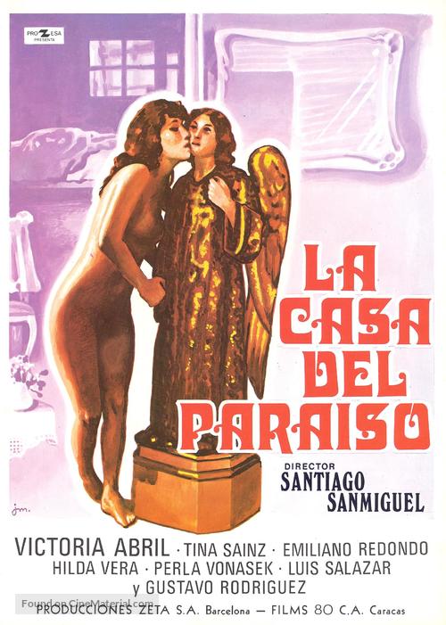 La casa del para&iacute;so - Spanish Movie Poster