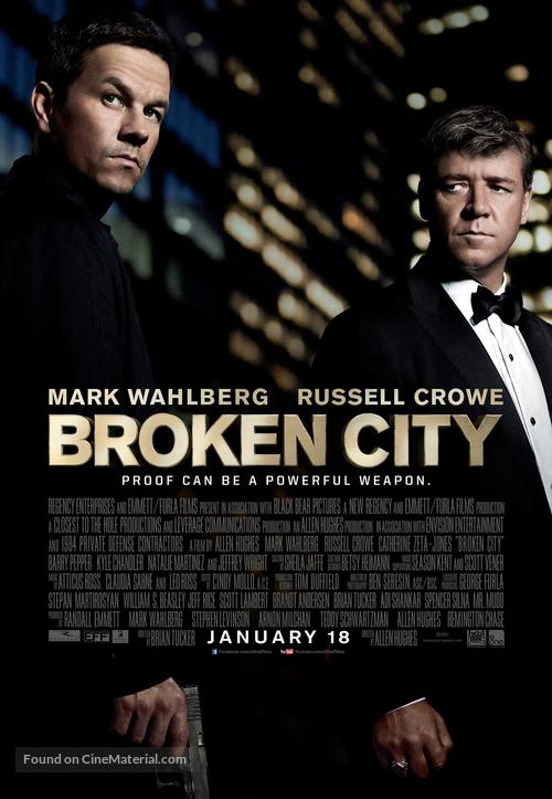 Broken City - Canadian Movie Poster