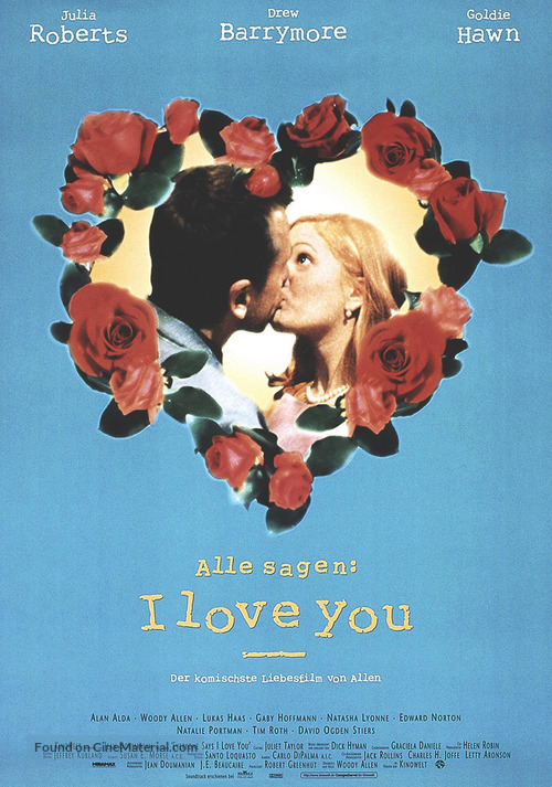 Everyone Says I Love You - German Movie Poster