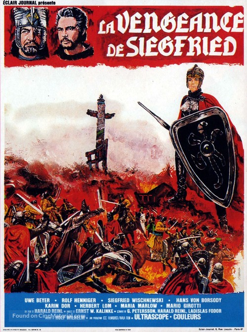 Die Nibelungen, Teil 2 - Kriemhilds Rache - French Movie Poster