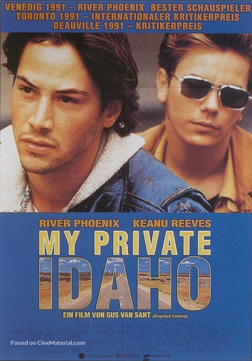 My Own Private Idaho - German Movie Poster