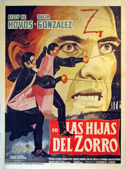 Las hijas del Zorro - Mexican Movie Poster