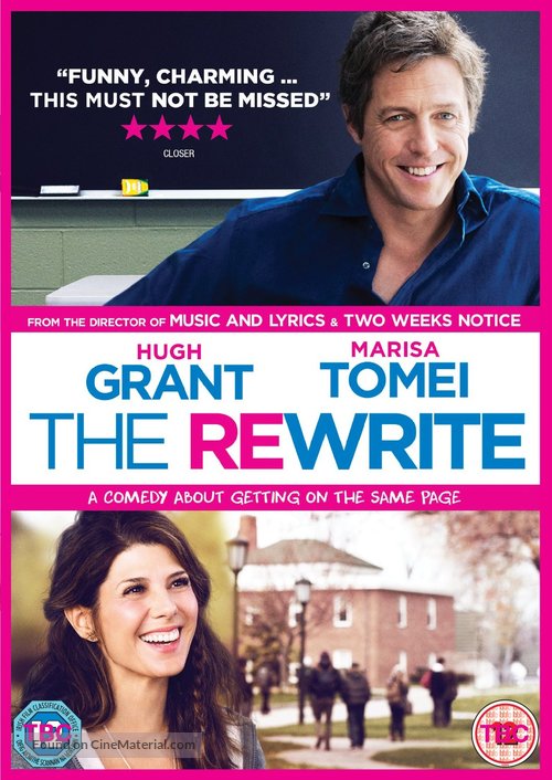 The Rewrite - British DVD movie cover