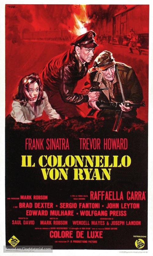 Von Ryan&#039;s Express - Italian Movie Poster