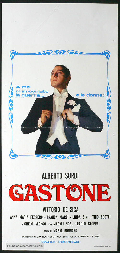 Gastone - Italian Movie Poster