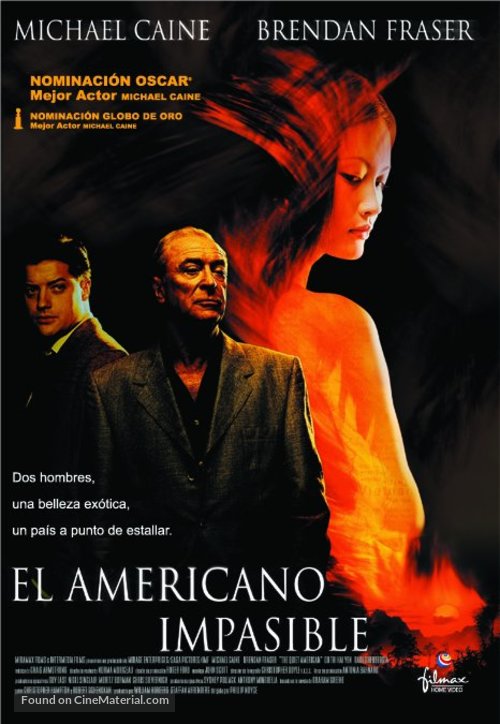 The Quiet American - Spanish DVD movie cover