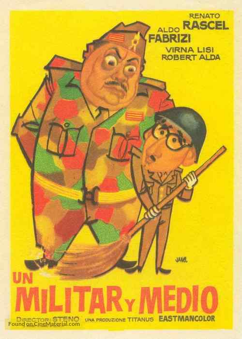 Un militare e mezzo - Spanish Movie Poster