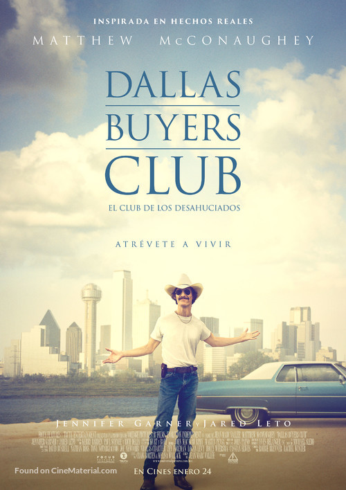 Dallas Buyers Club - Colombian Movie Poster