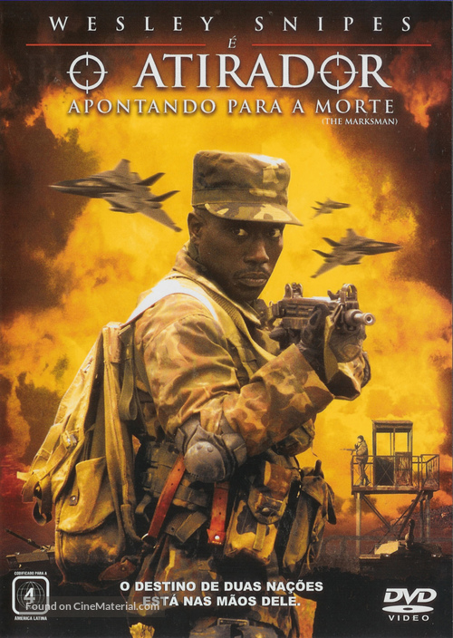 The Marksman - Brazilian DVD movie cover