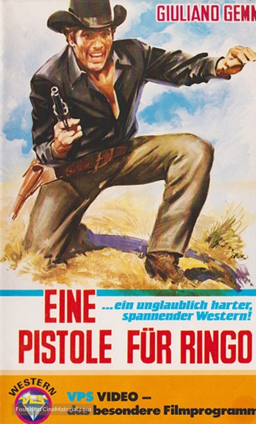 Una pistola per Ringo - German VHS movie cover