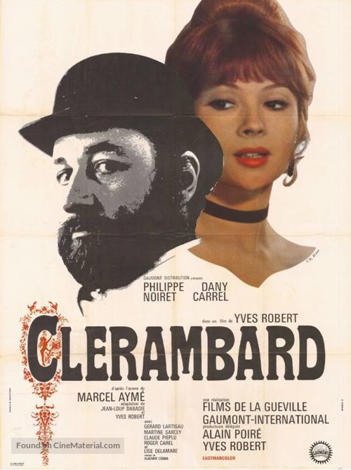 Cl&eacute;rambard - French Movie Poster