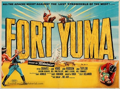 Fort Yuma - British Movie Poster