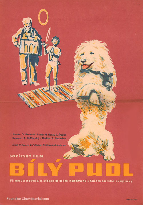 Belyy pudel - Czech Movie Poster