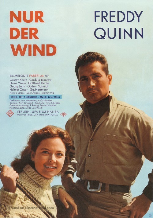 Nur der Wind - German Movie Poster