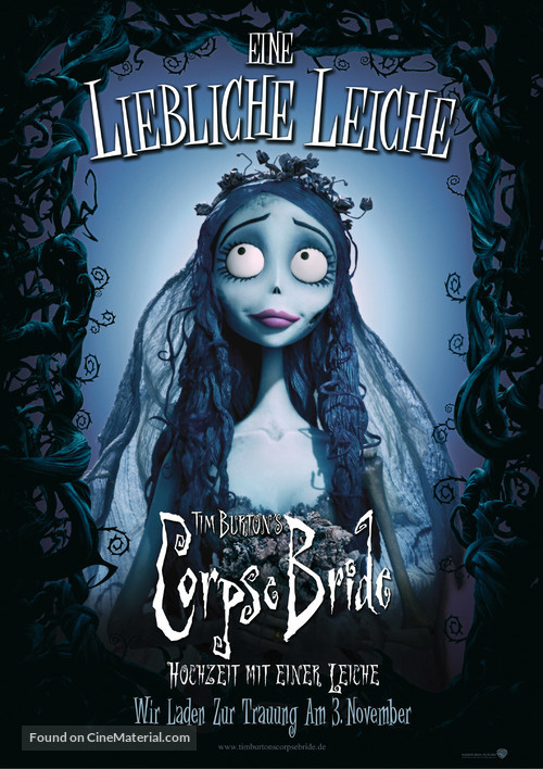 Corpse Bride - German Movie Poster