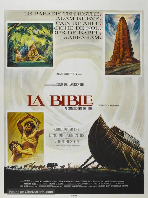 The Bible - French Movie Poster