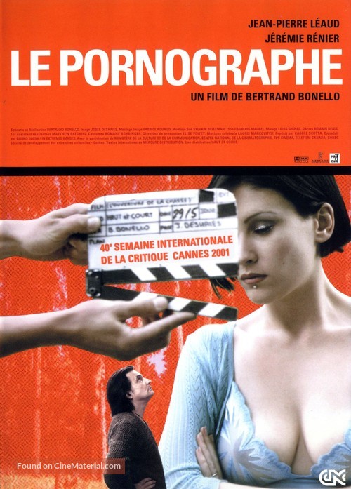 Le pornographe - French DVD movie cover