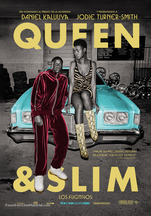 Queen &amp; Slim - Mexican Movie Poster