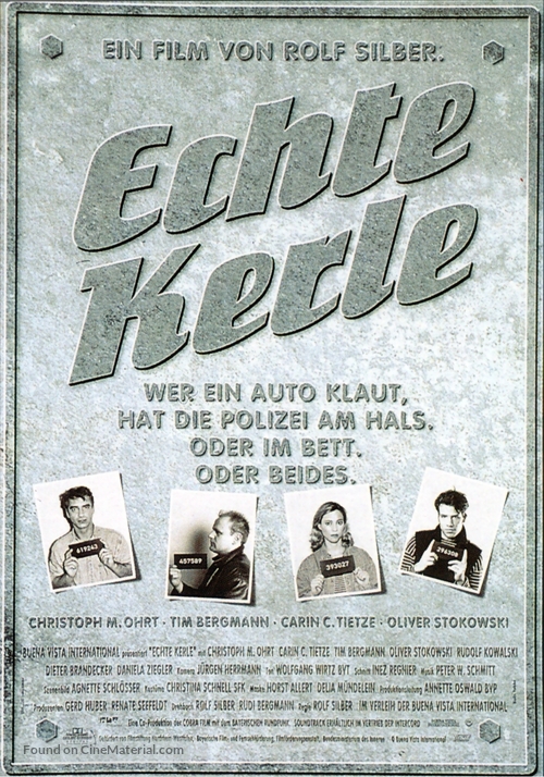 Echte Kerle - German Movie Poster