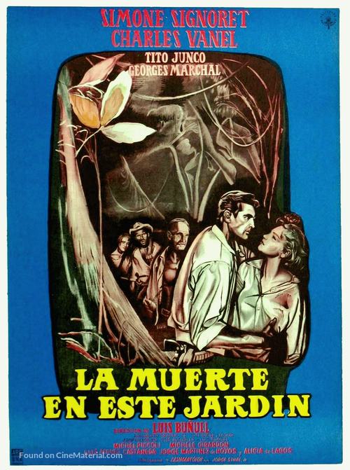 La mort en ce jardin - Mexican Movie Poster